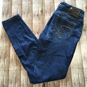 Silver jeans Suki Jegging dark blue size 28